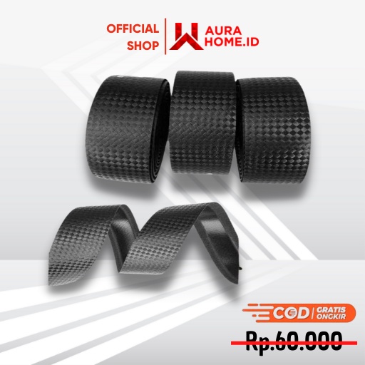 Hand Grip Bar Tape Sepeda 2Roll / Strap Handlebar Handbar Grip Bar Tape Pembungkus Karet Stang Setan