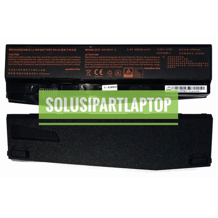 BATERAI AXIOO N850HC N850HJ N870HJ1 N850BAT-6 6-87-N850ES-6E7 ORIGINAL