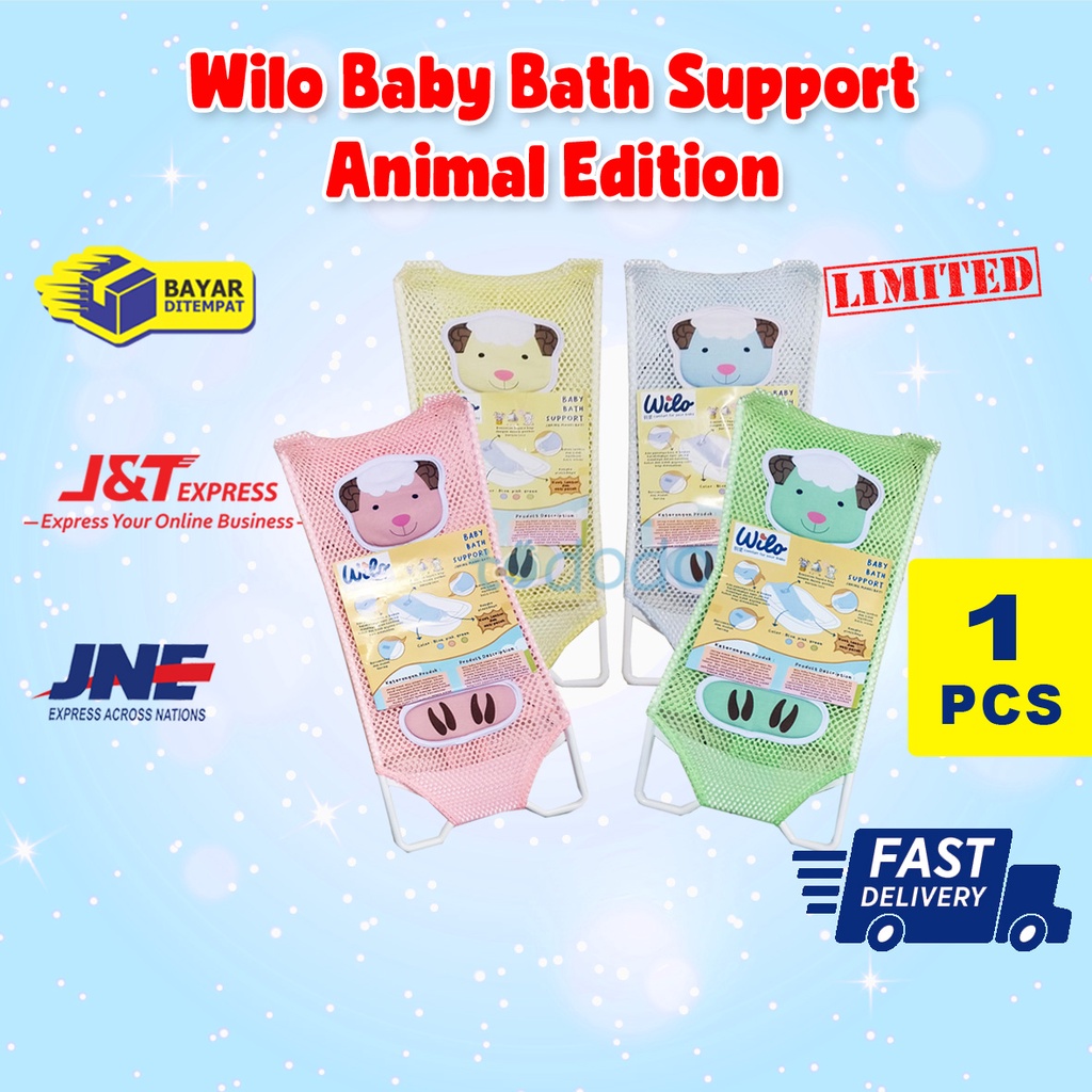 Jaring Alas Mandi Bayi Wilo Baby Bath Support Animal Edition