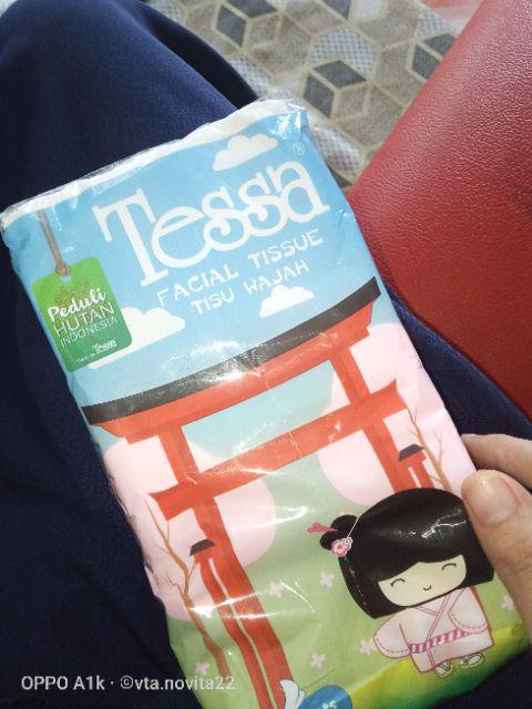 Vns Tissue Wajah Tessa 50 Lembar 2 Ply Travel Pack