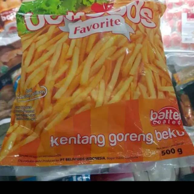 

Belfoods Kentang goreng keju batter coated 500gr