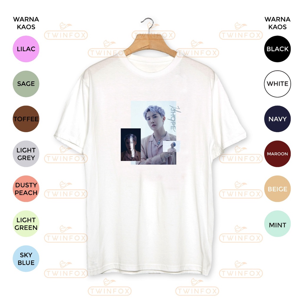 Kaos Kpop Bangtan Jhope Proof Photo Unisex S-XXL Big size/Jumbo