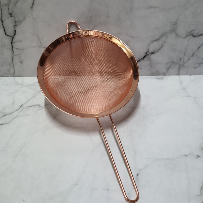 saringan ayakan tepung18cm / 20cm Rose gold series / flour strainer