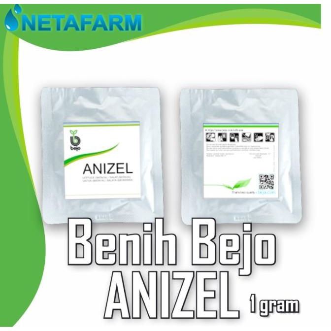 (BISA COD) Benih / Biji / Bibit BEJO ANIZEL Selada Batavia - Kemasan 1 Gram KOMPLIT Kode 1312