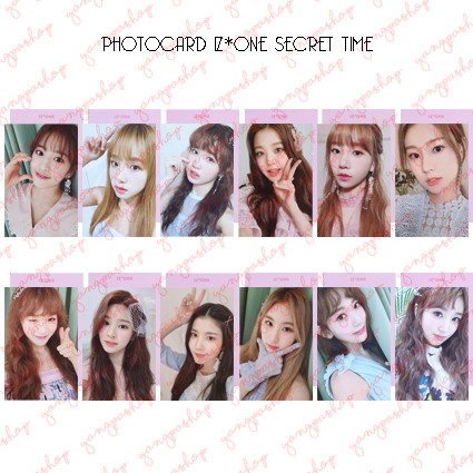 [READY / SET] IZONE SECRET TIME IZON PHOTOCARD FAN MADE UNOFFICIAL YANGPASHOP IZ*ONE SAKURA MINJOO H