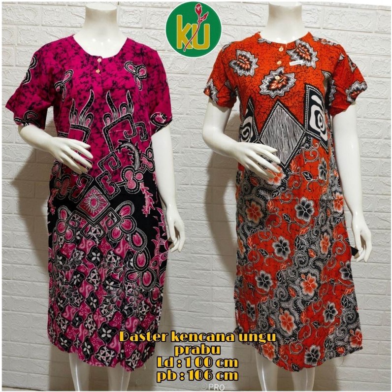 SHAFIYAH DASTER ASLI BATIK KENCANA UNGU PRABU