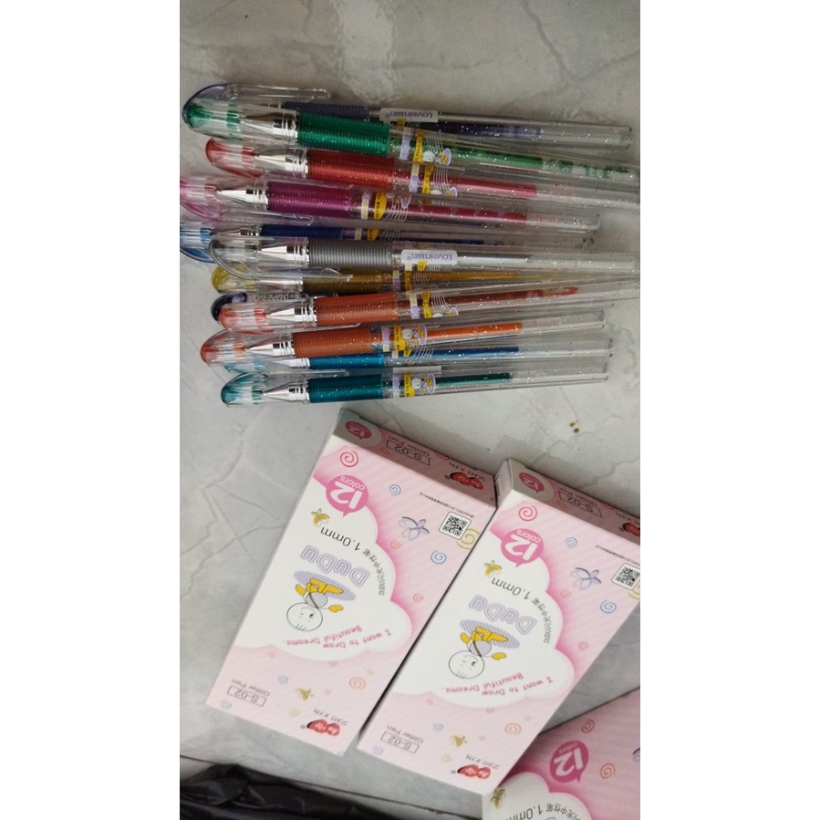

Pulpen Gel Glitter Zhi Xin