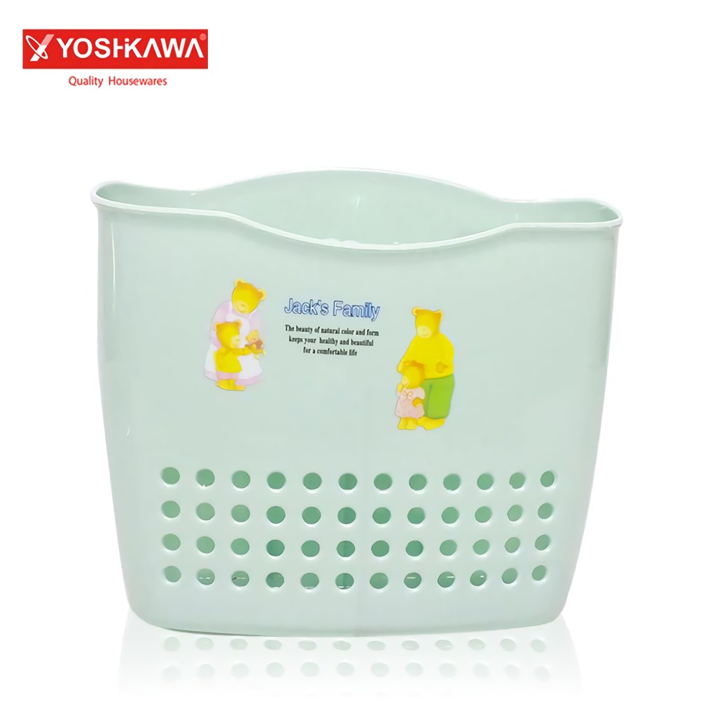 

YOSHIKAWA Tempat Sendok Cutlery Storage Jacks Family EVL-K-59 Hijau