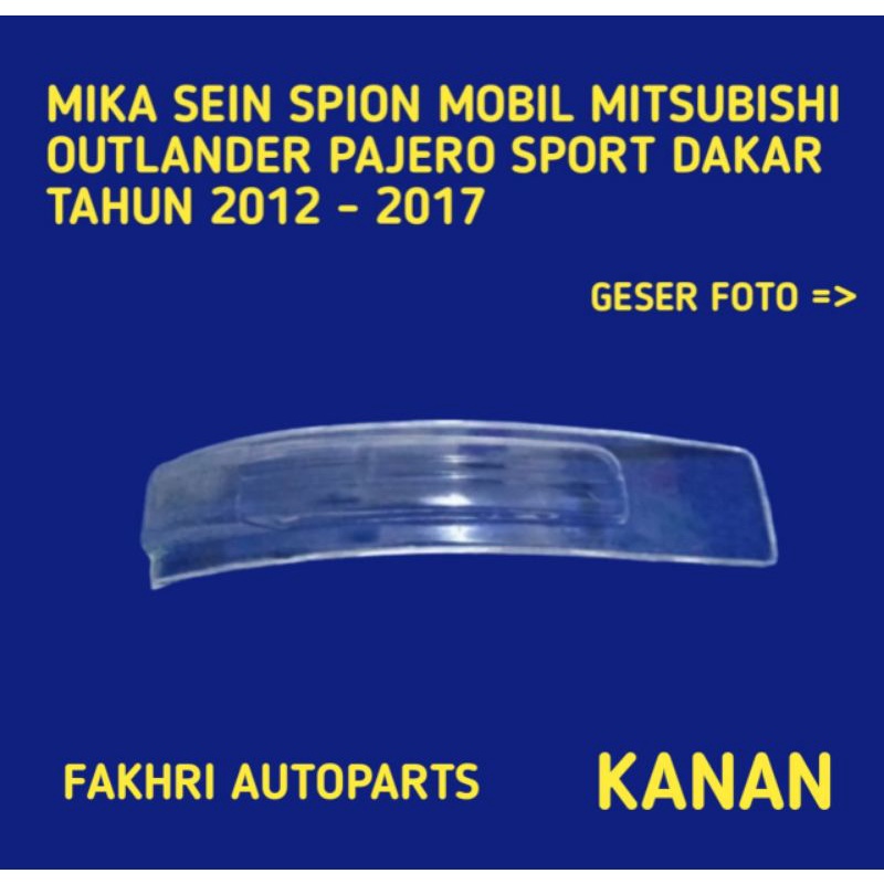 MIKA SEIN SEN SPION MOBIL MITSUBISHI PAJERO LAMA OUTLANDER KANAN.