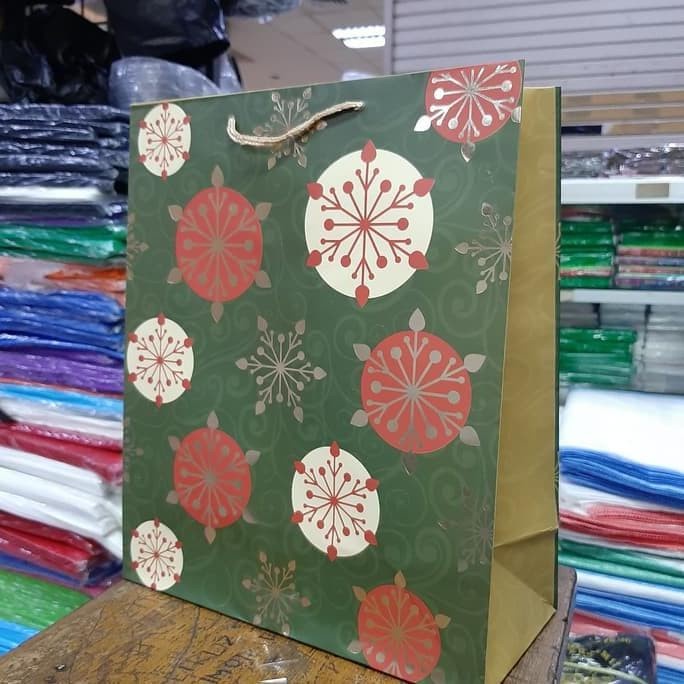 

(TERLARIS) HOT SALE Paperbag Christmas/Tas Kertas Natal uk 25X30 TERJAMIN