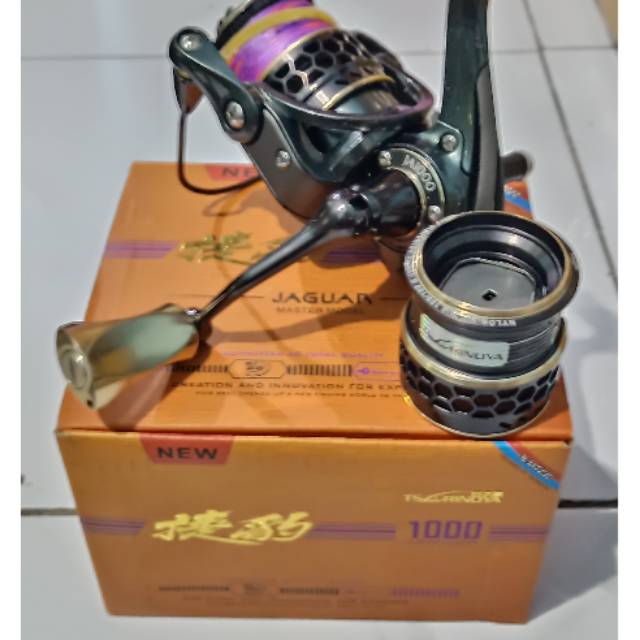 Reel.spinning tsurinoya jaguar 1000 power handel ( seken )