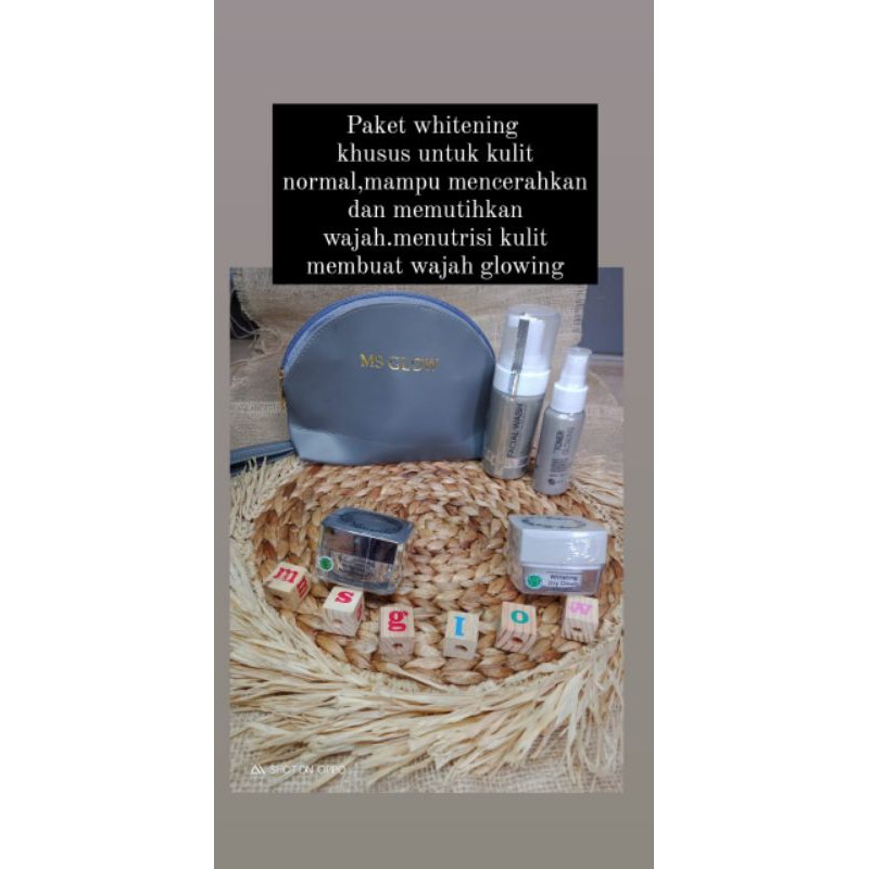 MSGLOW paket wajah original ms glow skincare BPOM