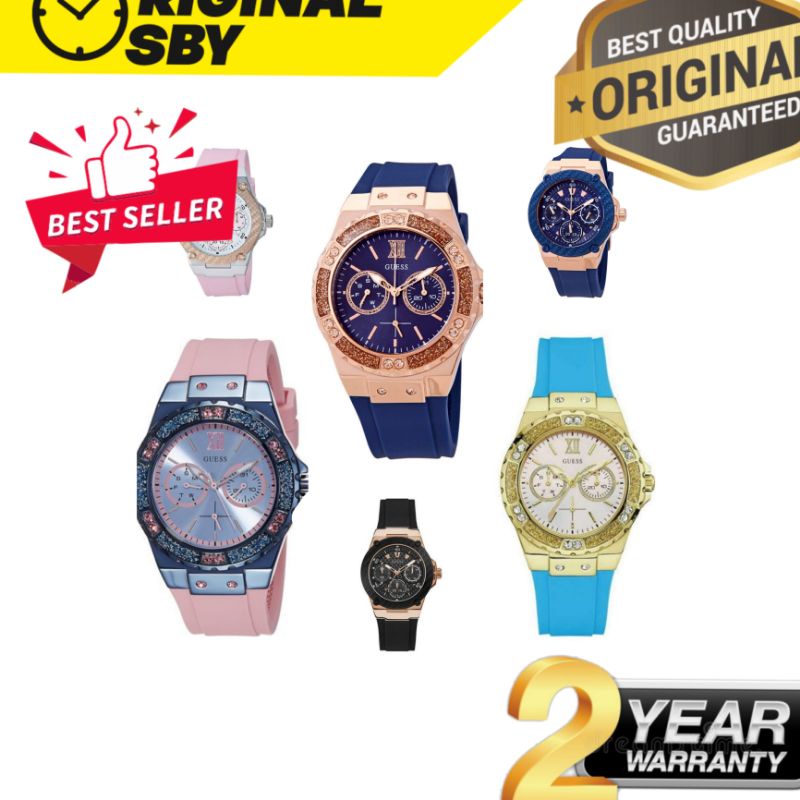 Best Seller JAM TANGAN PRIA WANITA | RANTAI | KULIT | KARET | MURAH | gu3ss W1094L4/W1P94L2/W0775L5/