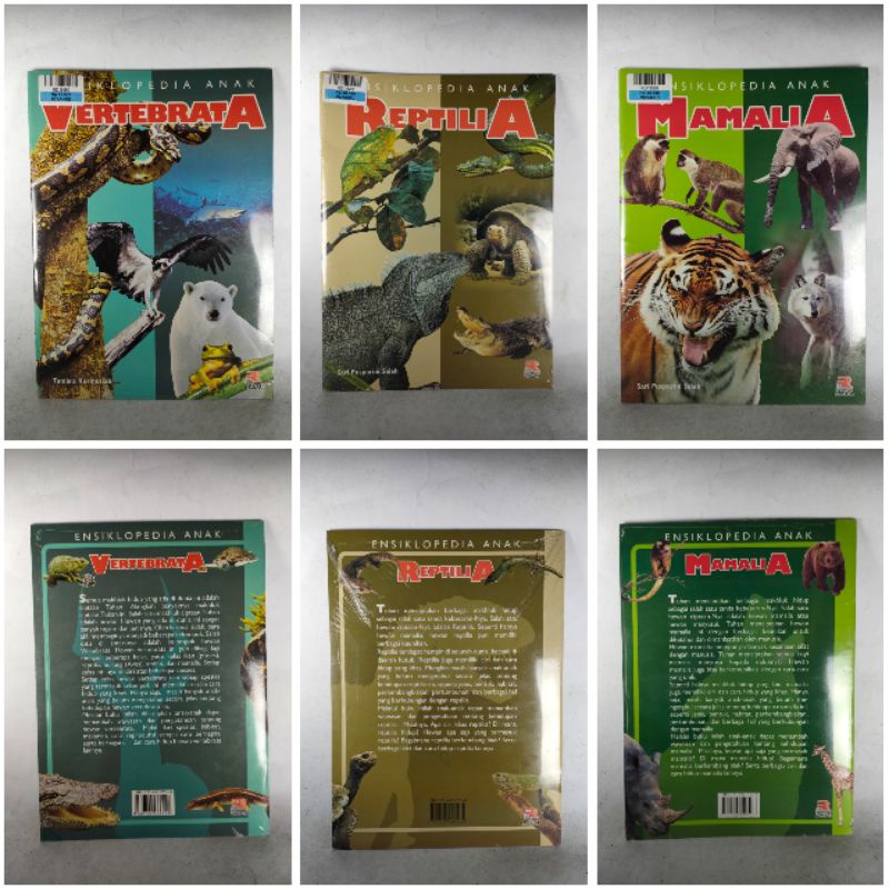 Ensiklopedia Anak Mamalia, Ensiklopedia anak Reptilia, Ensiklopedia anak Vertebrata . t184