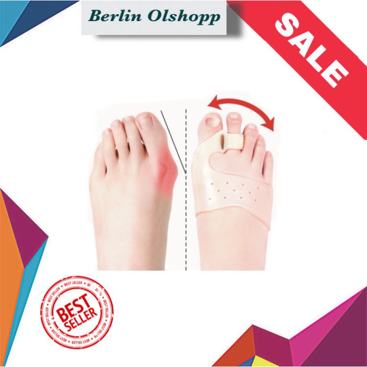 Toe Corrector Magnet - Silikon Terapi Jari Kaki Magnetic