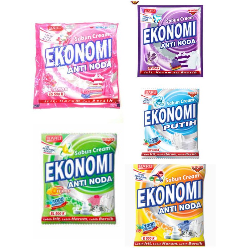 SABUN Cream Ekonomi 184 gr All Varian | Sabun Colek Ekonomi Pink Kuning Ungu Putih Hijau