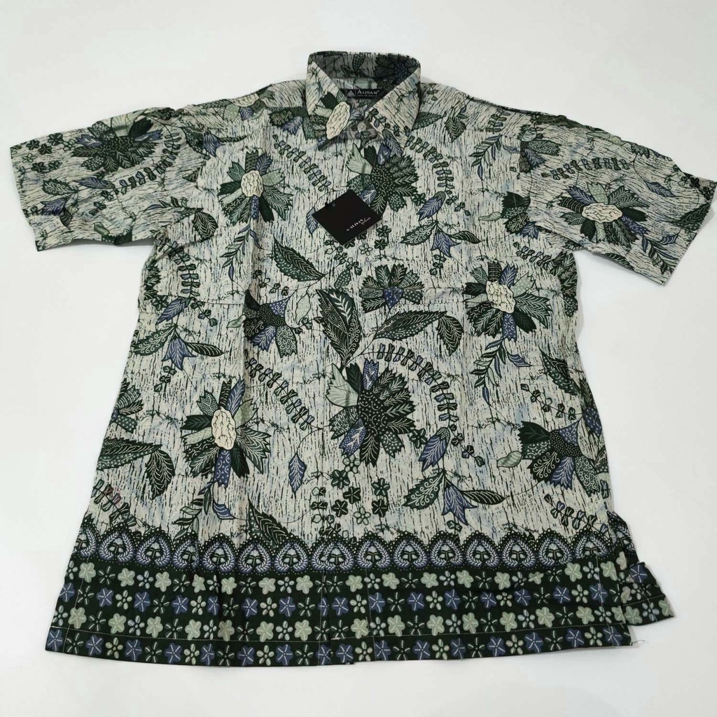 Kemeja ALISAN Batik Regular Lengan PENDEK ( Size 14.5 / S )