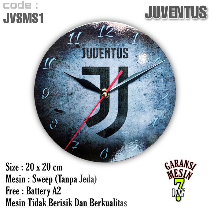 Jam Dinding JUVENTUS FC SWEPP Team Club Klub Sepak bola JUVENTUS FC