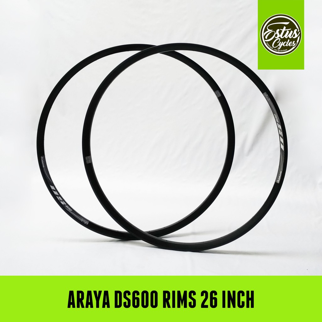 Rims Velg Sepeda 26 Araya DS600 ETRTO 559 MTB XC Estus Cycles