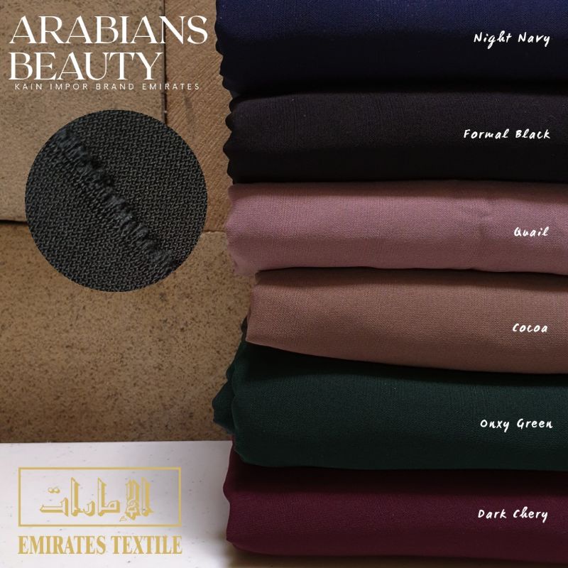 50cm Arabians Beauty Lebar Kain 170cm Emirates Textile Polos