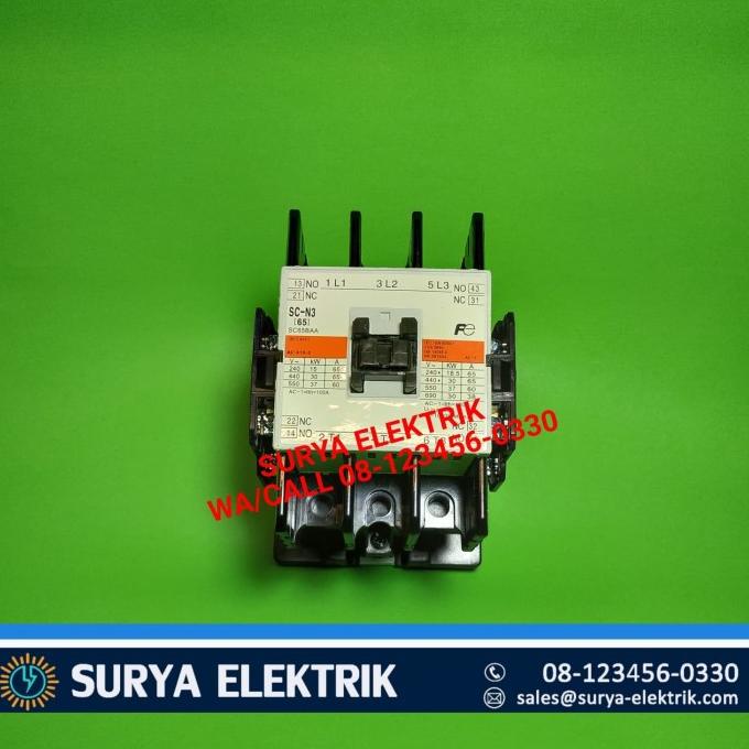 magnetic kontaktor fuji scn3 sc-n3 FUJI SC-N3 SCN3 ada stock