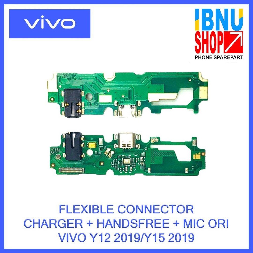 Flexibel Charger Vivo Y12 Y15 Y17 2019 / Papan Charger / Papan Ui+Mic+Con Hf Vivo Y12 Y15 2019 Y17