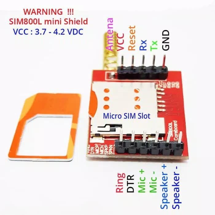 SIM800L Quad Band GPRS GSM Modul