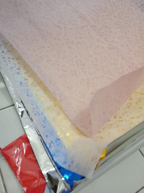 Kertas Tisu Motif Pembungkus Parcel Pelapis Buket Kado