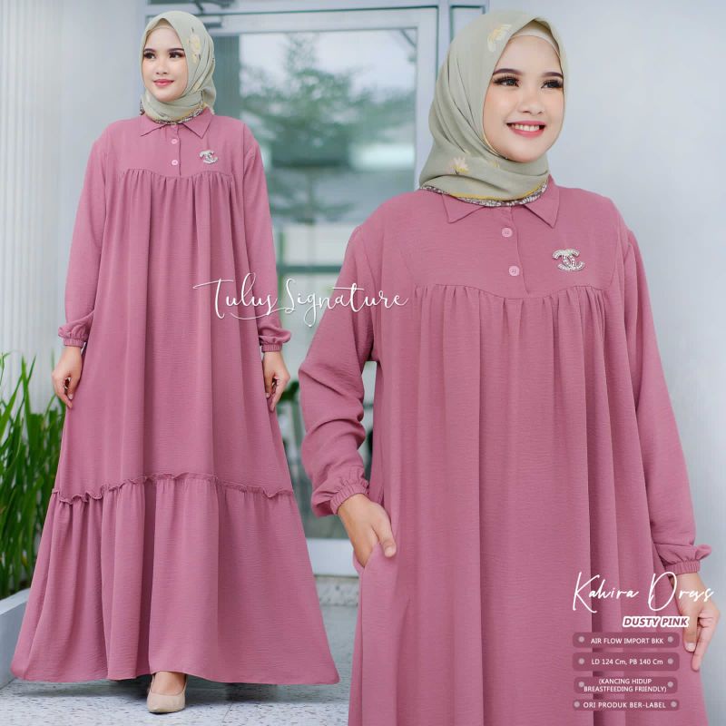 (NEW)GAMIS DRESS OOTD/'KAHIRA/AFWA/BY TULUS SIGNATURE