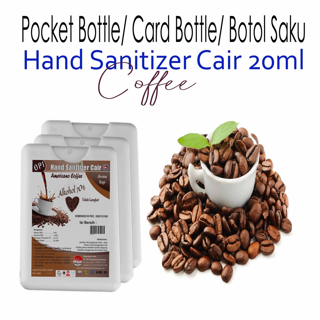 hand sanitizer dalam kemasan botol saku(card bottle)varian wangi segar