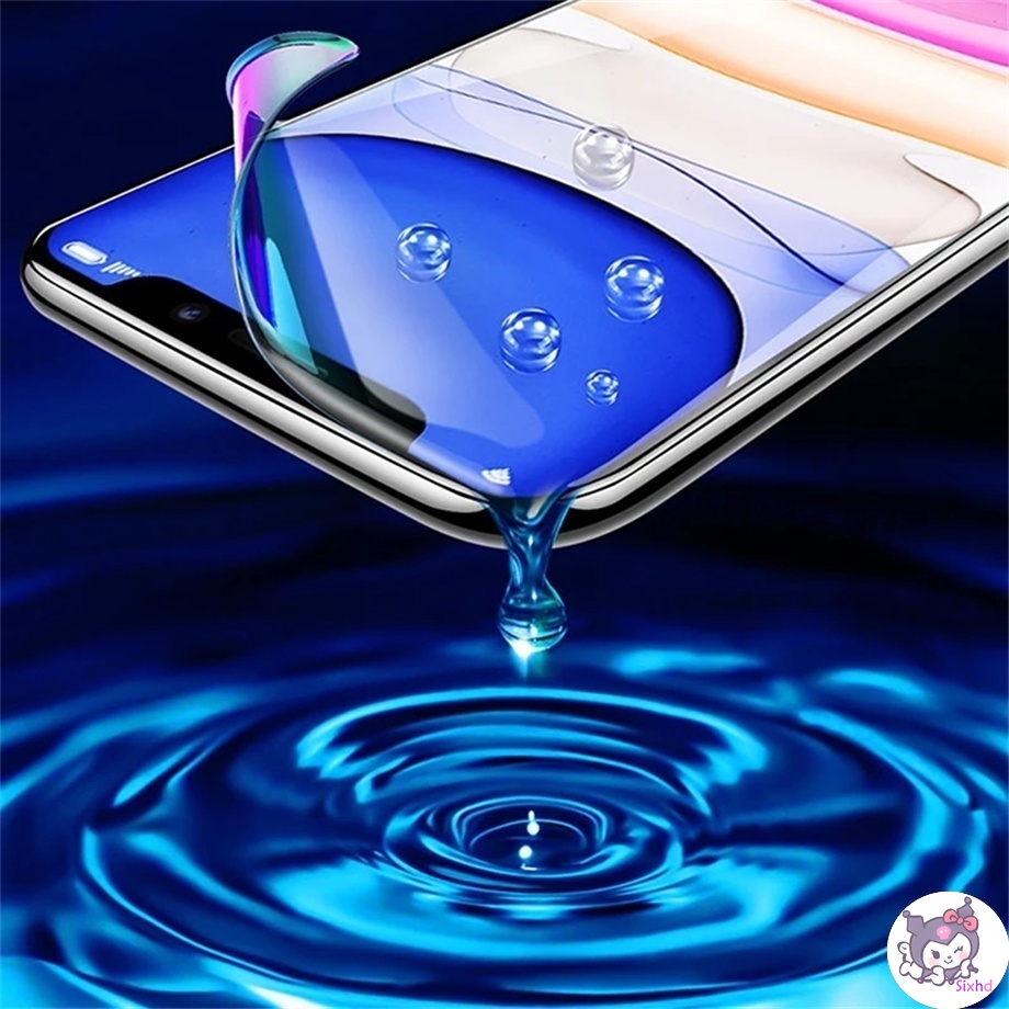 XIAOMI MI Film Hydrogel Pelindung Layar Anti Air Untuk Redmi 10 9t 9 9a 9c Redmi Note 11 11s Pro Redmi Note 11 11s Note 10 9s 9 Pro 8 7 Pro Mi 11 11T Pro Lite Mi Poco M3 X3 Nfc 10t Pro K20 K30 K40 Pro