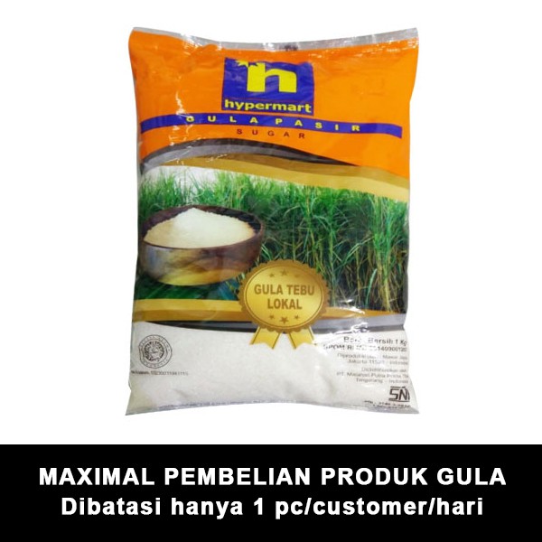 

VP Gula Pasir Lokal 1 Kg Org