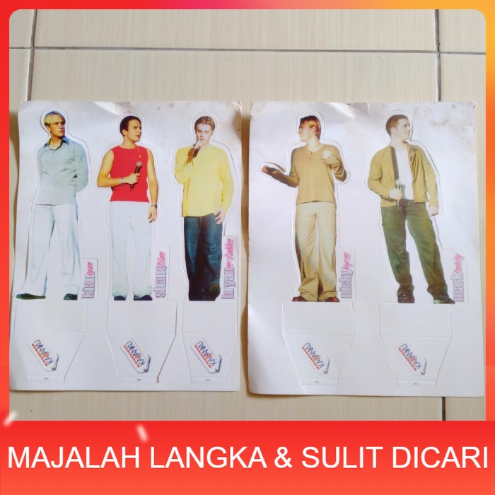 Character Standing Edisi WESTLIFE By Majalah KAWANKU Langka