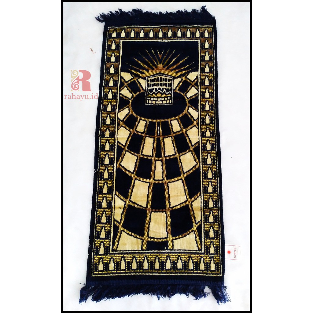 Sajadah Exlusif Nurtex Kabah Navy Kotak