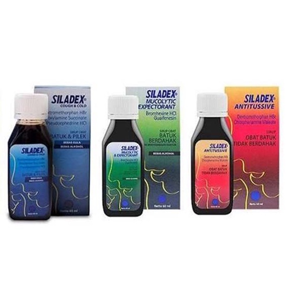

Obat Batuk Berdahak Pilek SILADEX Sirup 60 ML