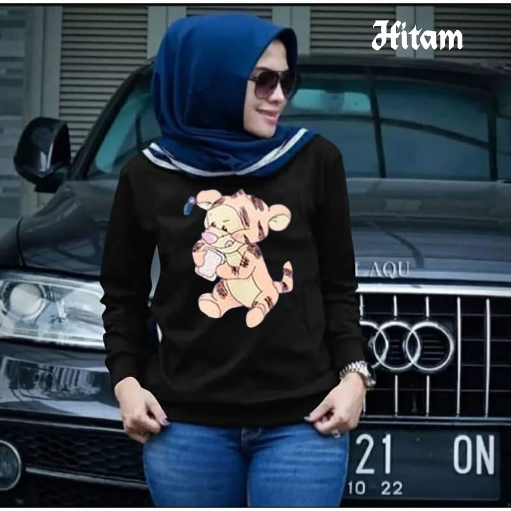 ATASAN TIGGY XL blouse wanita muslim lengan panjang ft baju sehari hari