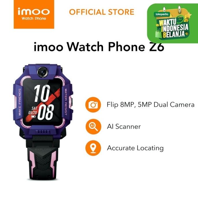imoo Watch Phone Z6 - HD Video Call - Purple Lavender