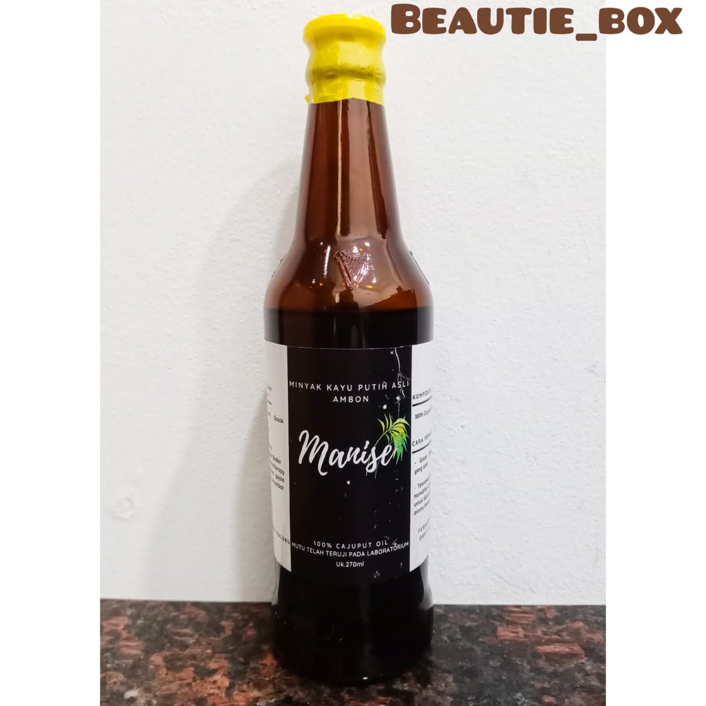 Minyak Kayu Putih Asli Ambon 100% Cajuput Oil isi 270 ml