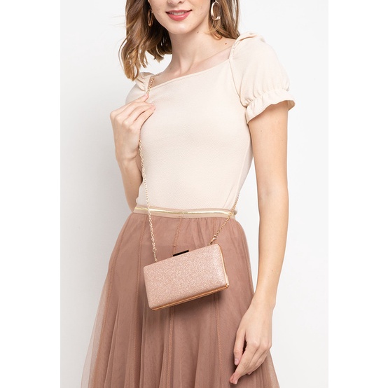 Aamour Marguerite Clutch Wanita