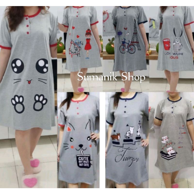 Daster-Kaos-Katun-Super-Siu-Lie-Abu-Abu