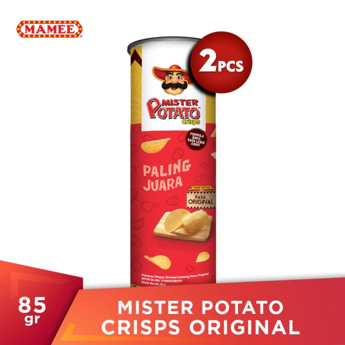 

504Oekho Mister Potato Crisps Original 85Gr - 2 Pcs 6J477iyfi