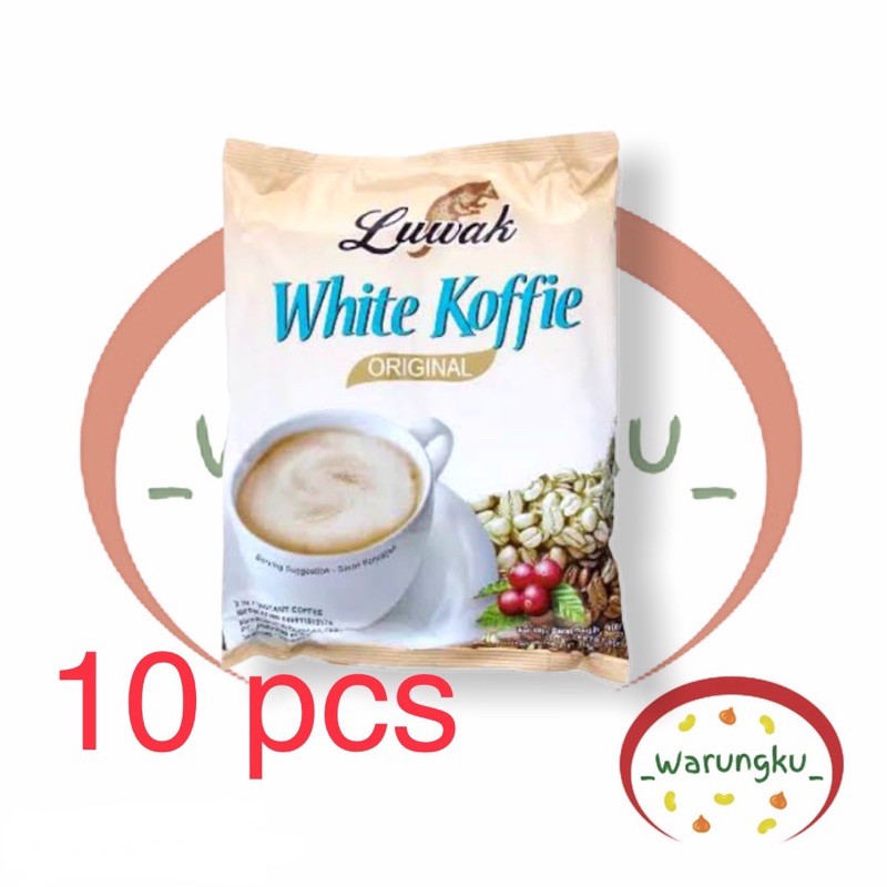 RENCENG Luwak White Coffee Original isi 10pcs Luwak White Koffie