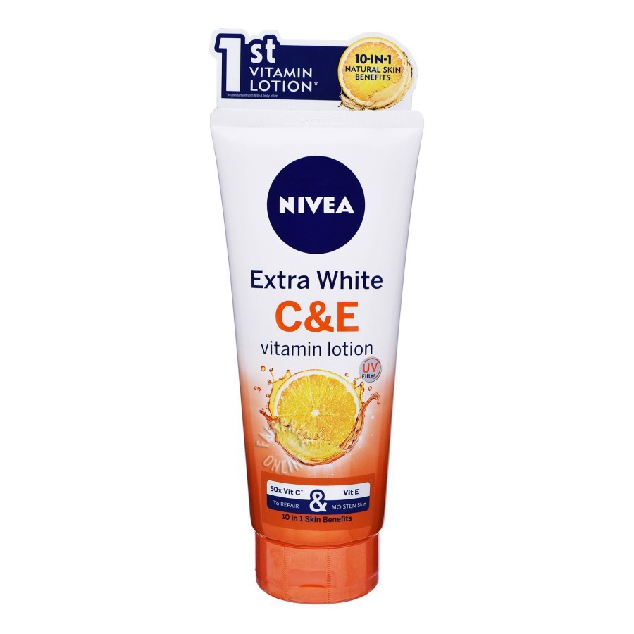 NIVEA Extra White / Bright C&amp;E Vitamin Lotion 180ml ORIGINAL SALE - C&amp;E