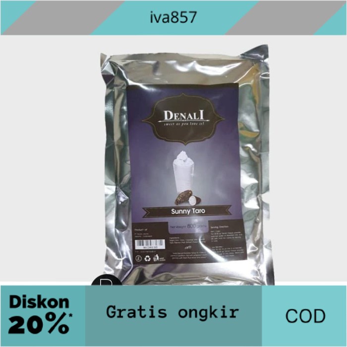 

PROMO Denali Taro Powder 800gram GRATIS ONGKIR