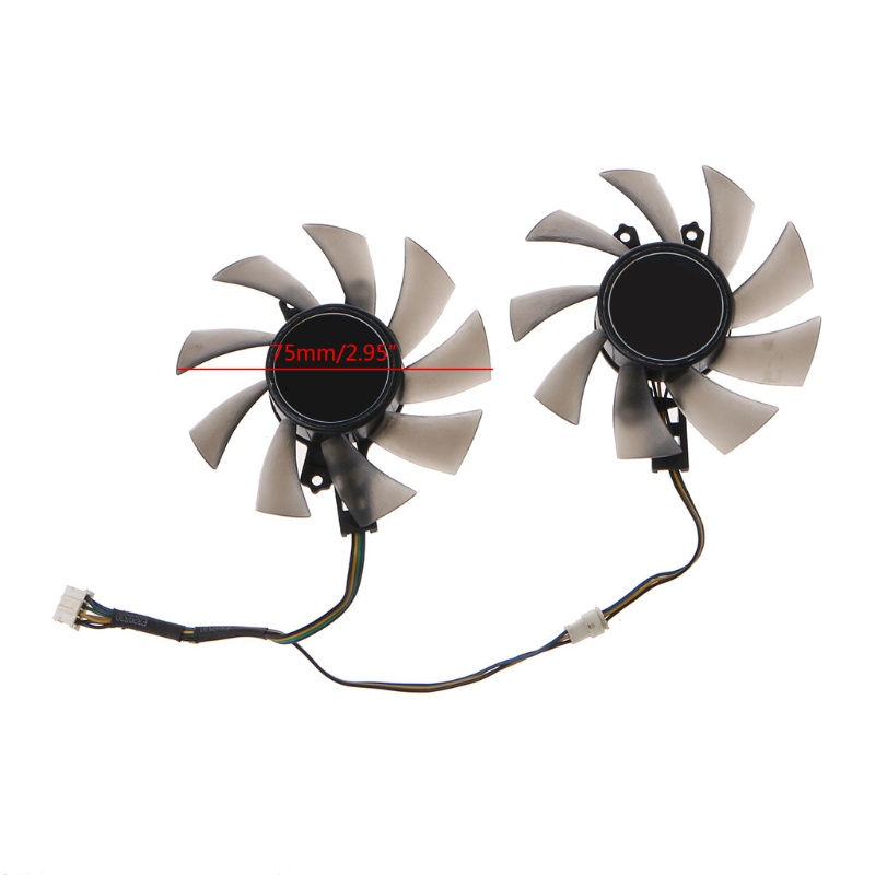 Bt Cooler Fan Untuk Gigabyt Gtx1060Kipas VGA Kartu Grafis Pendingin 4Pin 12V 0.35A