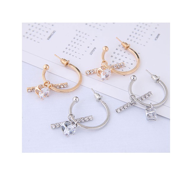 LRC Anting Tusuk Fashion Zircon Earrings A5806X