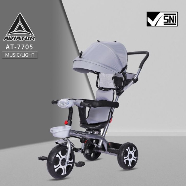 Sepeda anak roda tiga ticycle aviator AT 7705