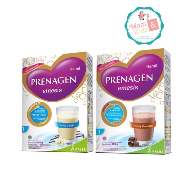 Prenagen Emesis Vanila Coklat 400 gr / Prenagen Emesis Susu Hamil Vanila Coklat 400 gr