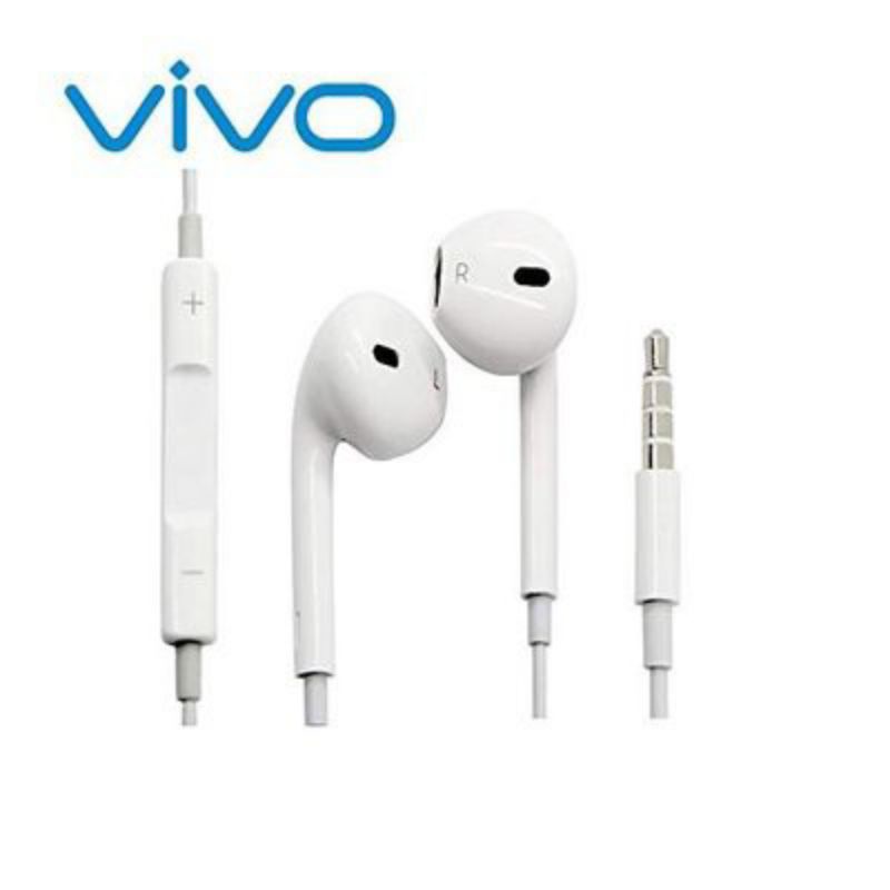 HEADSET/EARPHONE VIVO ORI EXTRA BASS HEADSET VIVO Y11 Y12 Y19 V11 V17 Y20 By VIVO (XE-680) HANDSFREE VIVO ORIGINAL