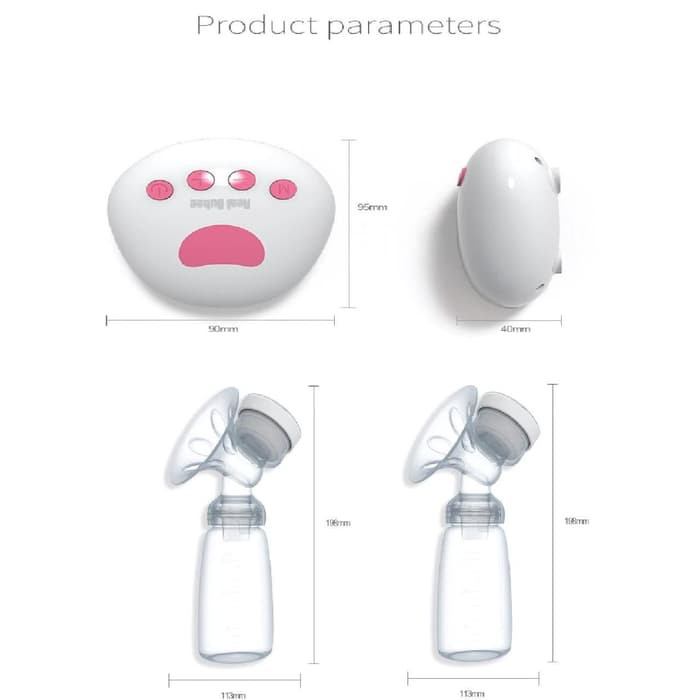 NA - Pompa Asi Elektrik Usb Free BPA - Breast Pump Real Bubee Elektric 8025